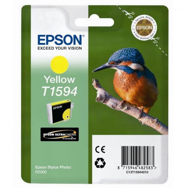 

Epson oryginalny ink / tusz C13T15944010, yellow, 17ml, Epson Stylus Photo R2000