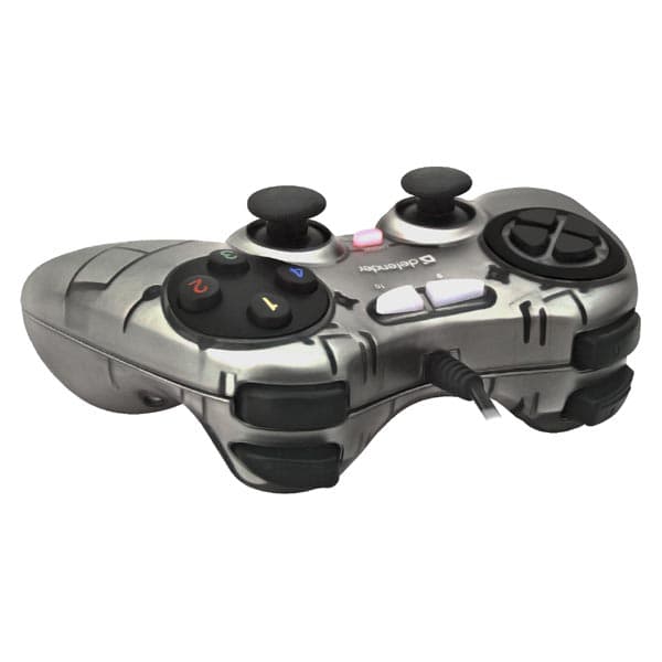 

Gamepad Defender Zoom, 10przycisk, USB, szary, wibrujący, Windows XP/VISTA/7/8/10