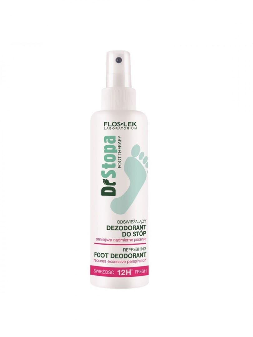 

Floslek DR STOPA® FOOT THERAPY Odświeżający dezodorant do stóp 150 ml