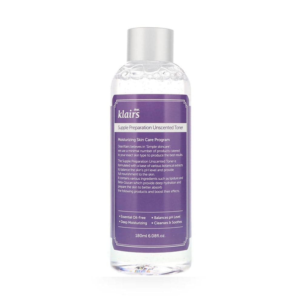 

Klairs Supple Preparation Unscented Toner nawilżający tonik do twarzy 180ml
