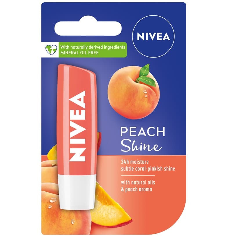 

Nivea Pielęgnująca pomadka do ust Peach Shine 4.8g