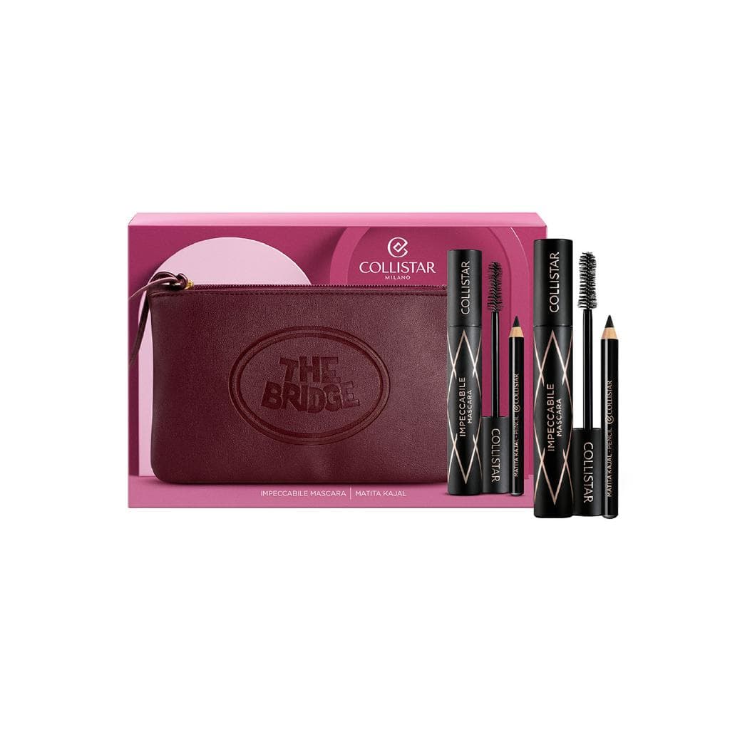 

COLLISTAR SET Mascara Infinito Extra tusz do rzęs czarny 11ml + Matita Kajal kredka do oczu specjalna pojemność 0.8g + kosmetyczka