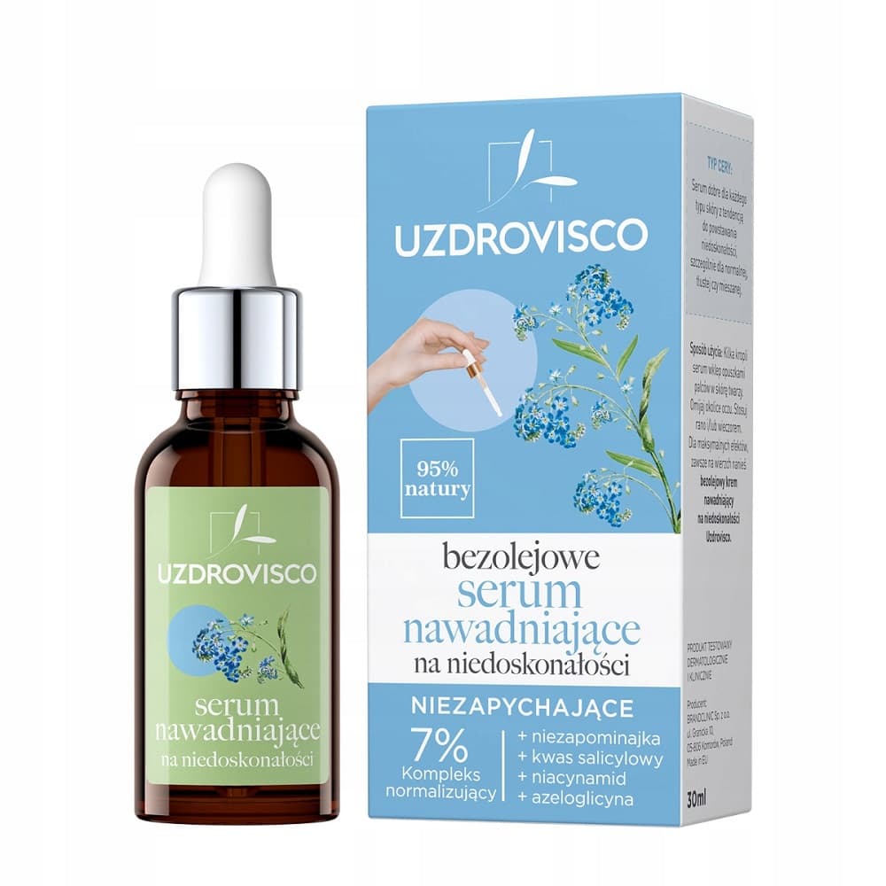 

UZDROVISCO Bezolejowe serum na niedoskonałości 30ml