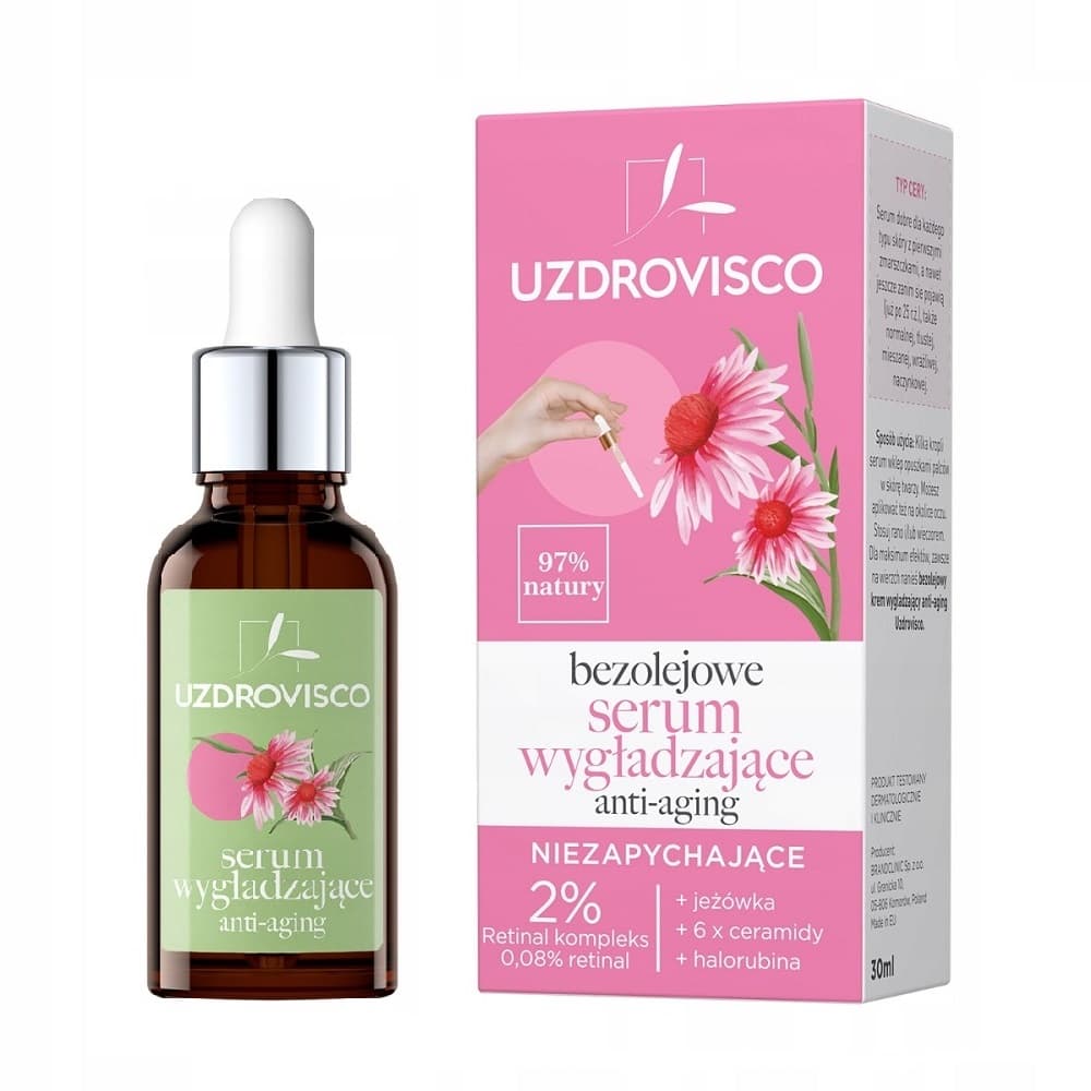 

Uzdrovisco Bezolejowe serum wygładzające anti-aging 30ml