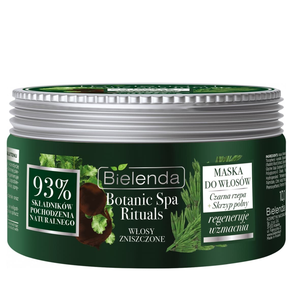 

BIELENDA Botanic Spa Rituals maska do włosów zniszczonych Czarna Rzepa Skrzyp Polny 300ml