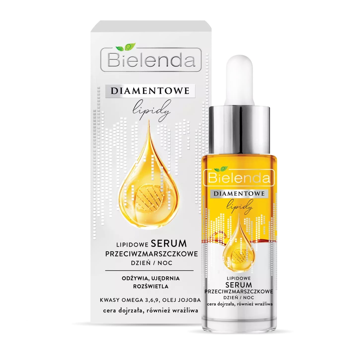 

Bielenda Diamentowe Lipidy Lipidowe Serum przeciwzmarszczkowe na dzień i noc 30ml