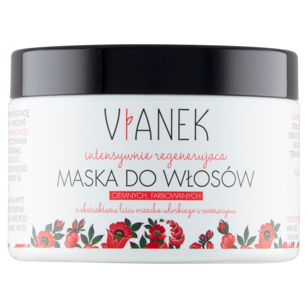 

VIANEK Intensywnie regenerująca maska do włosów ciemnych, farbowanych 150ml