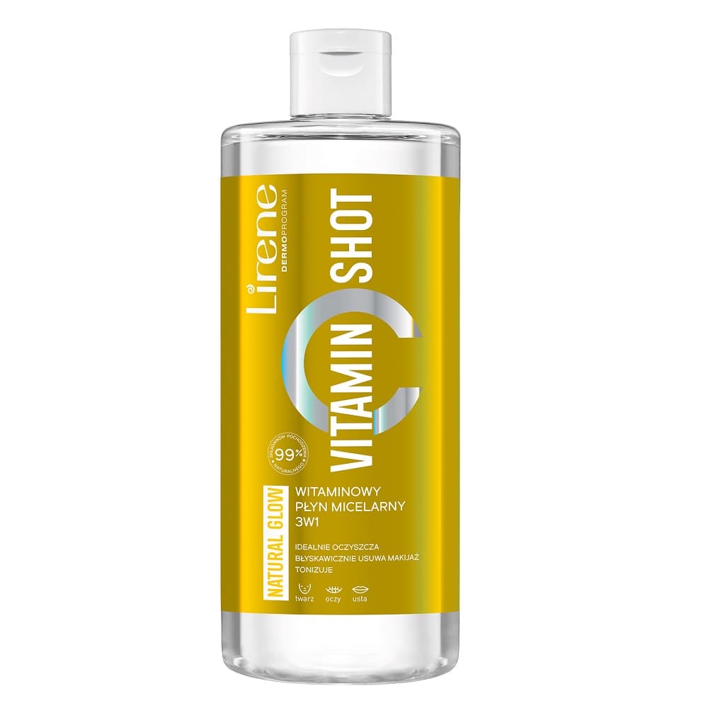 

LIRENE Vitamin Shot witaminowy płyn micelarny 3w1 Natural Glow 400ml