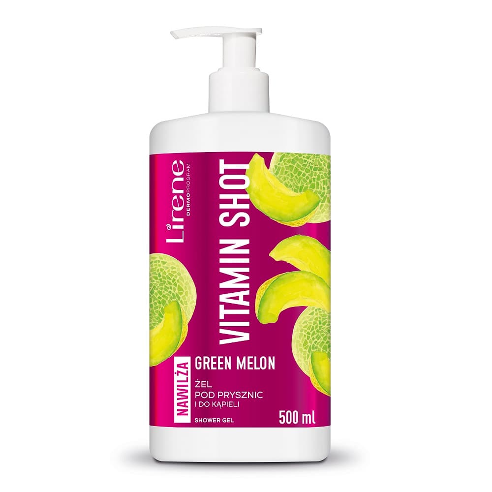 

LIRENE Vitamin Shot żel pod prysznic i do kąpieli Green Melon 500ml