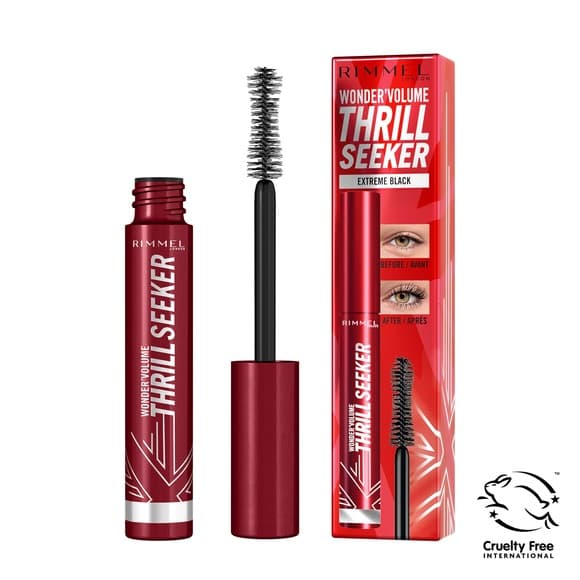

Rimmel Wonder'Volume Thrill Seeker wydłużający i zwiększający objętość tusz do rzęs 001 Black 8ml