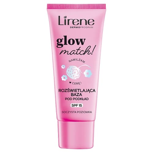 

LIRENE Glow Match! rozświetlająca baza pod podkład Soczysta Poziomka 30ml