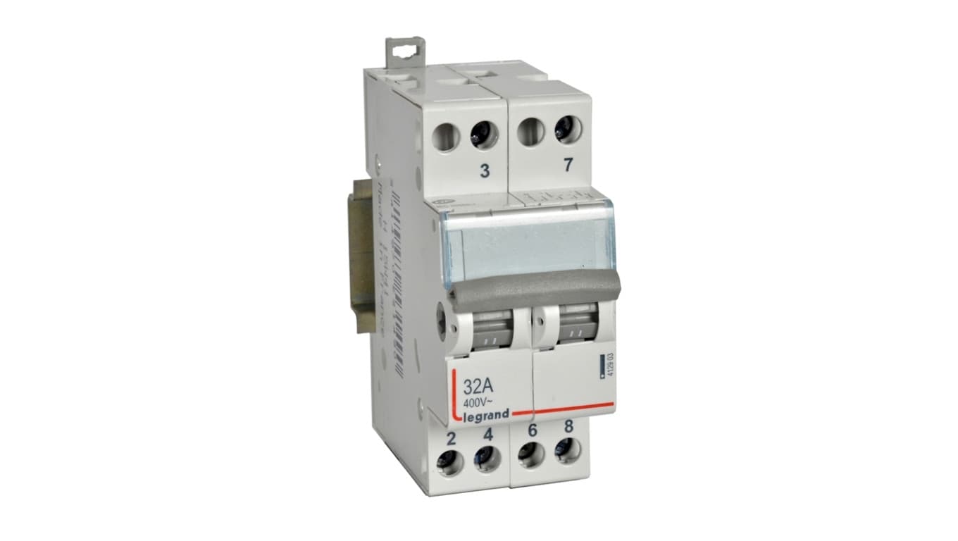 

Przełącznik modułowy I-0-II 2P 32A 400V 412903