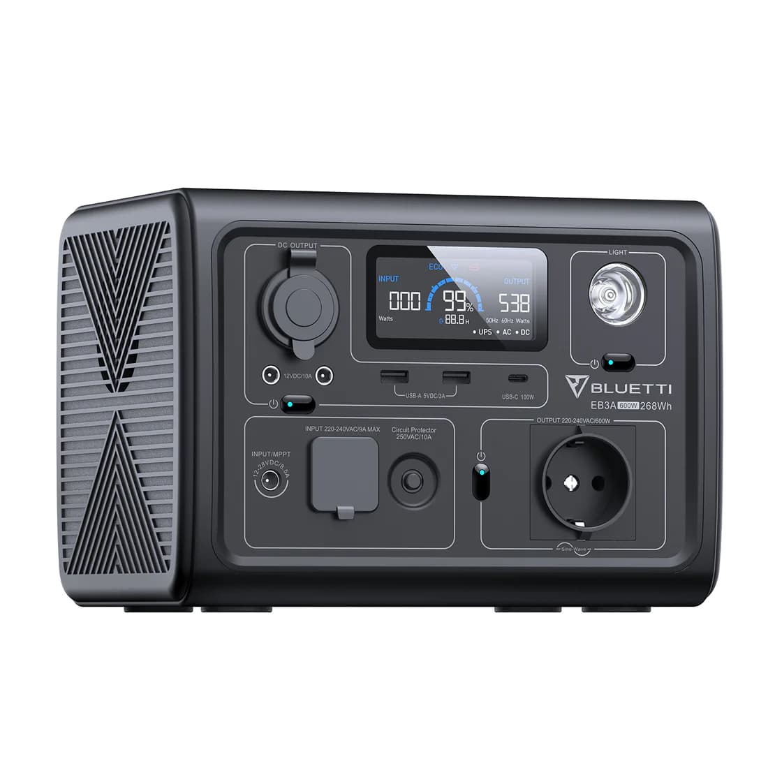 

Bank energii Bluetti EB3A LiFePO4 600W 268Wh