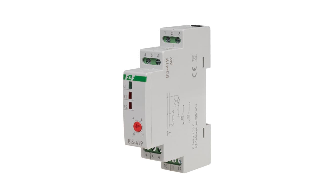 

Przekaźnik bistabilny 2P 16A 24V AC/DC Inrush BIS-419i-24V