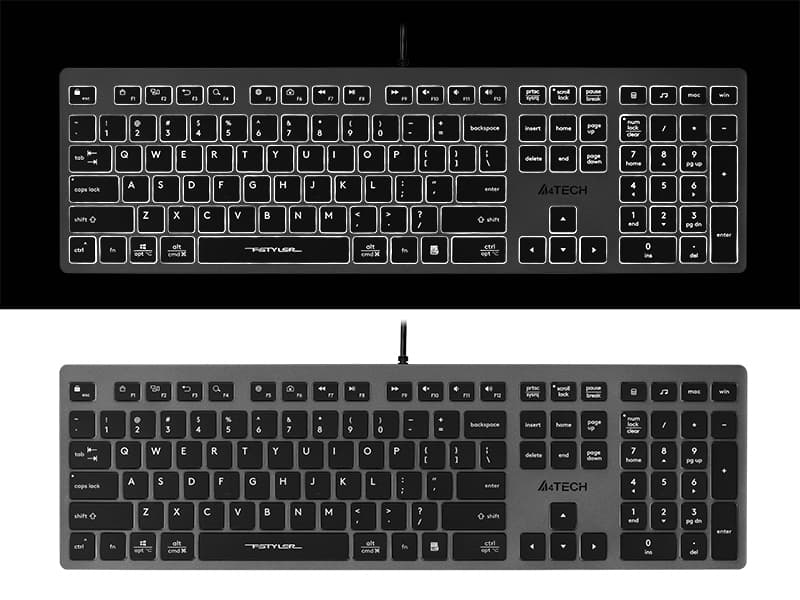 

Klawiatura A4TECH FSTYLER FX60H (White Backlit)