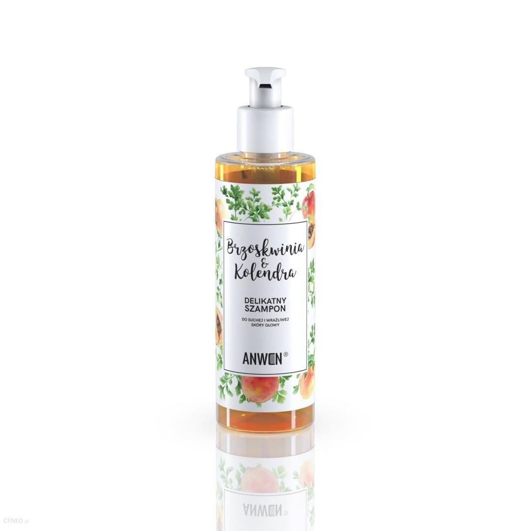 

Anwen Szampon do suchej i wrażliwej skóry głowy Brzoskwinia Kolendra 200ml