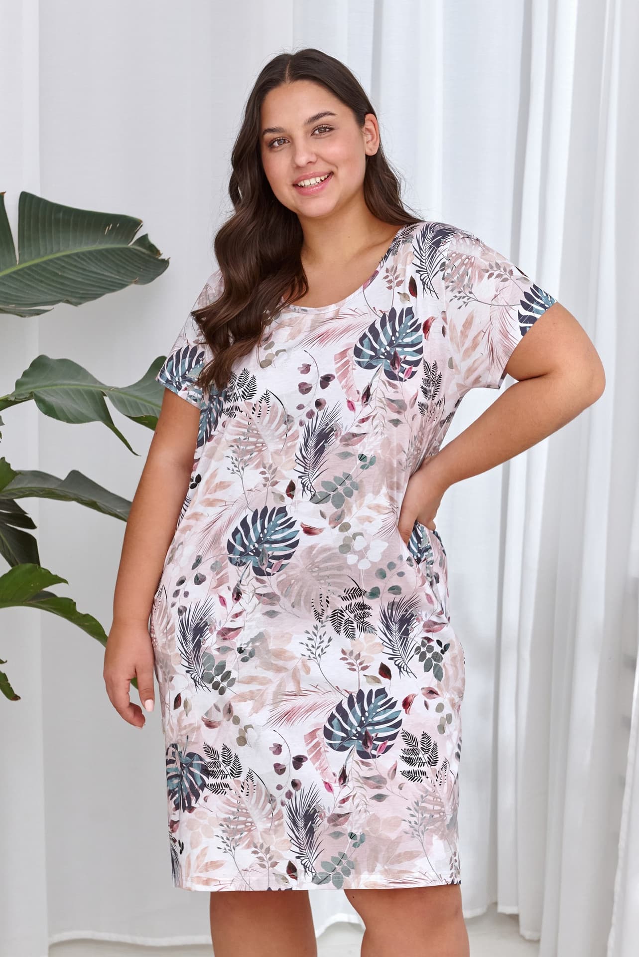 

KOSZULA FLORENCE 2924 KR R.2XL-4XL (kolor multikolor, rozmiar XXXXL)