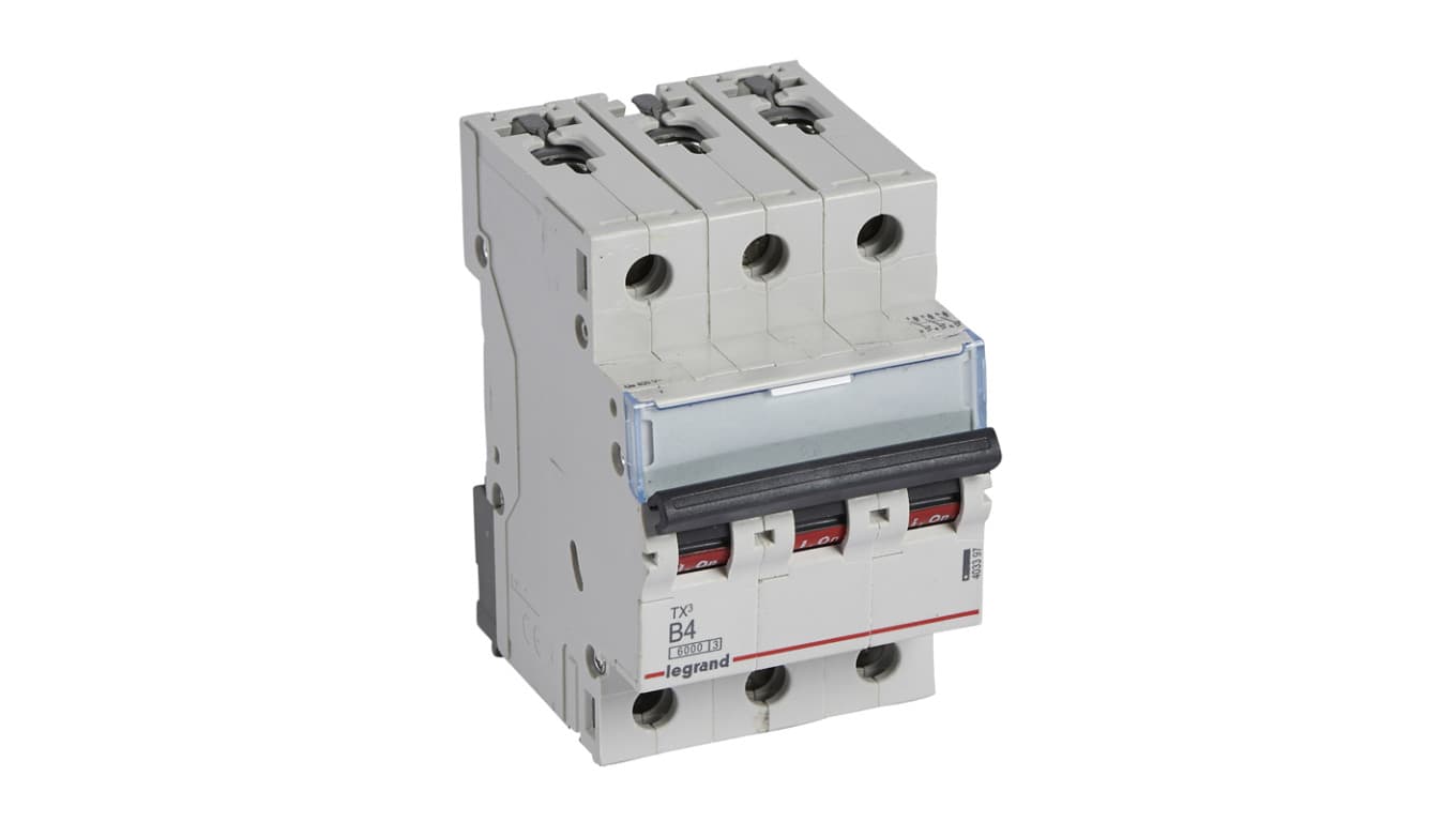 

Wyłącznik nadprądowy 3P B 4A 6kA AC S303 TX3 403397