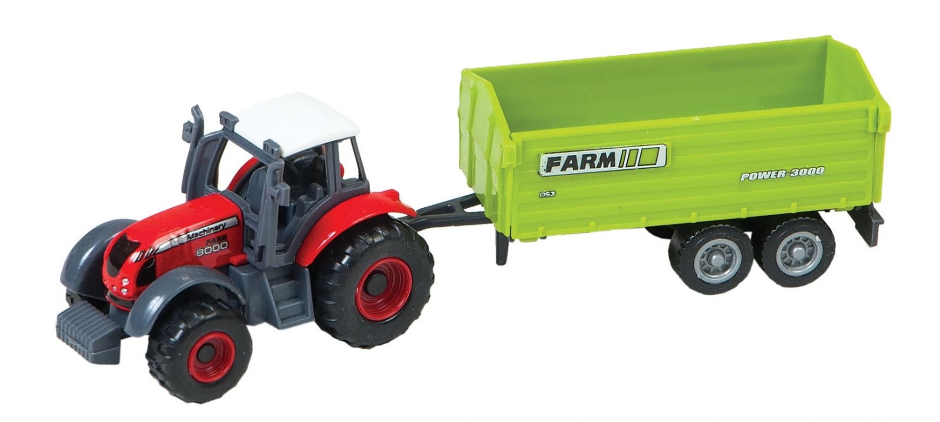

Traktor z przyczepą w pudełku