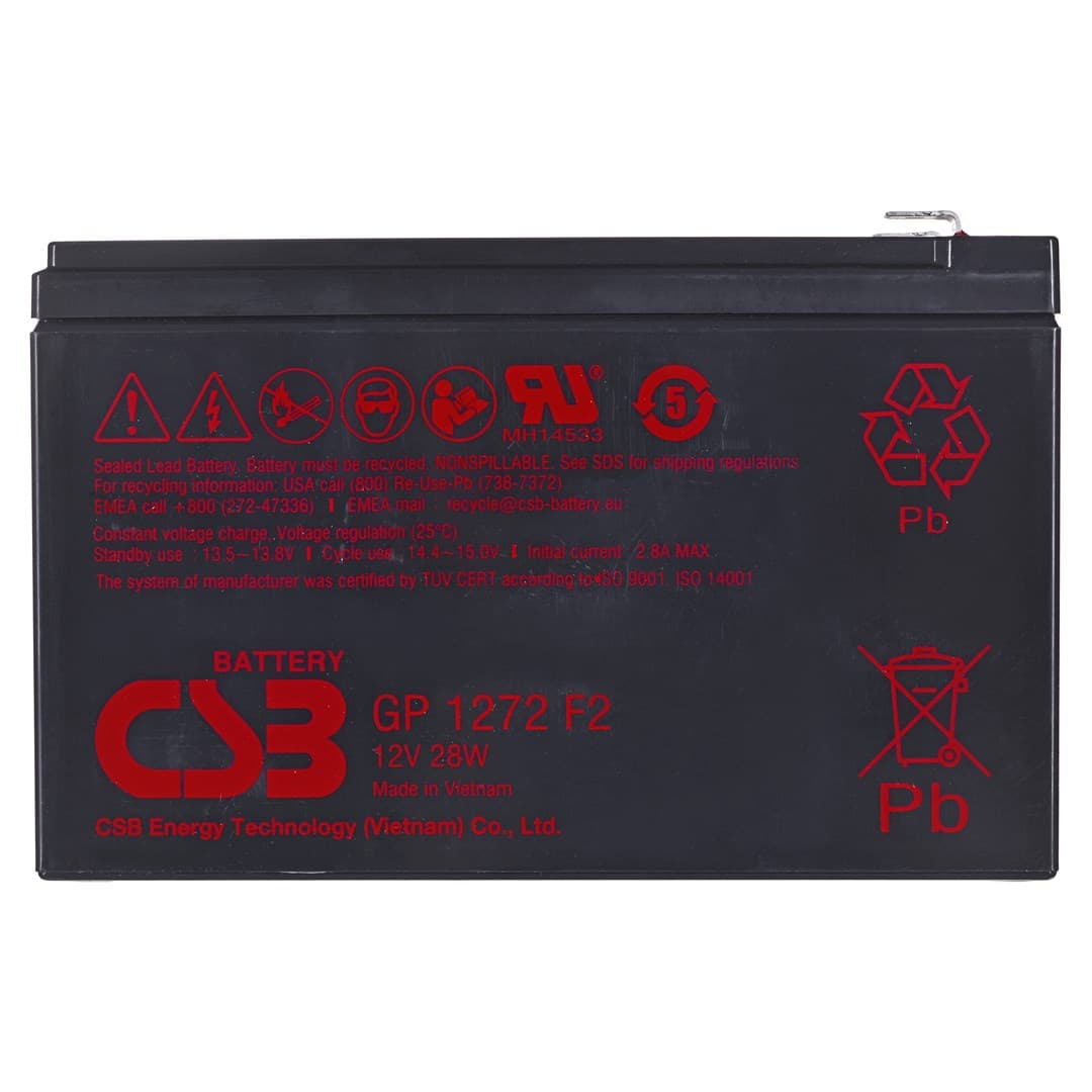 

Akumulator CSB GP1272F2 12V 7,2Ah