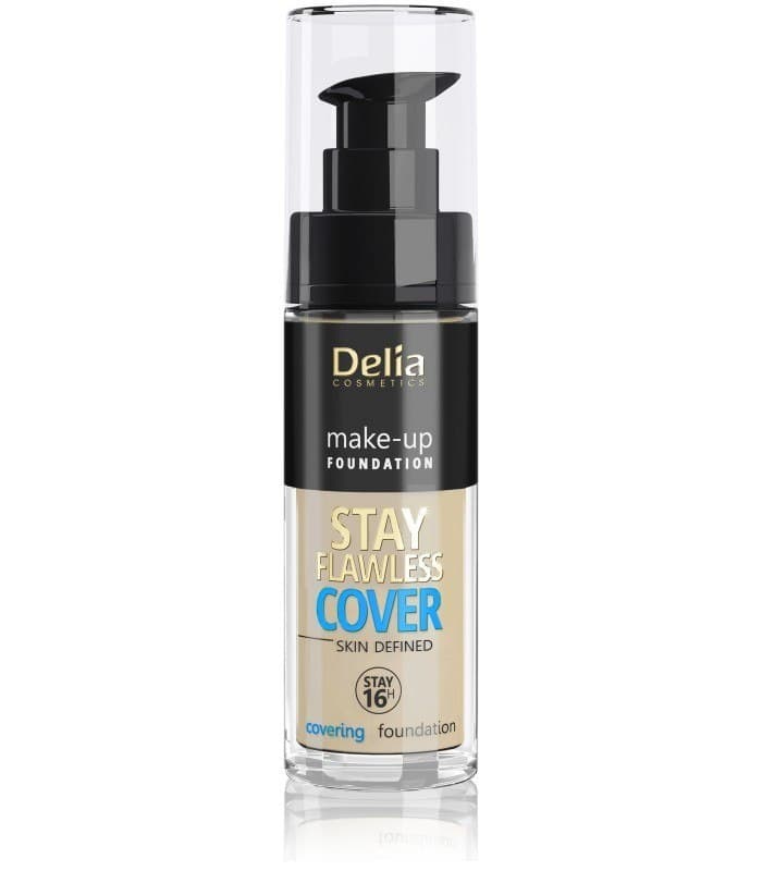 

Delia Cosmetics Stay Flawless Cover Podkład kryjący 16H nr 506 Coffe 30ml