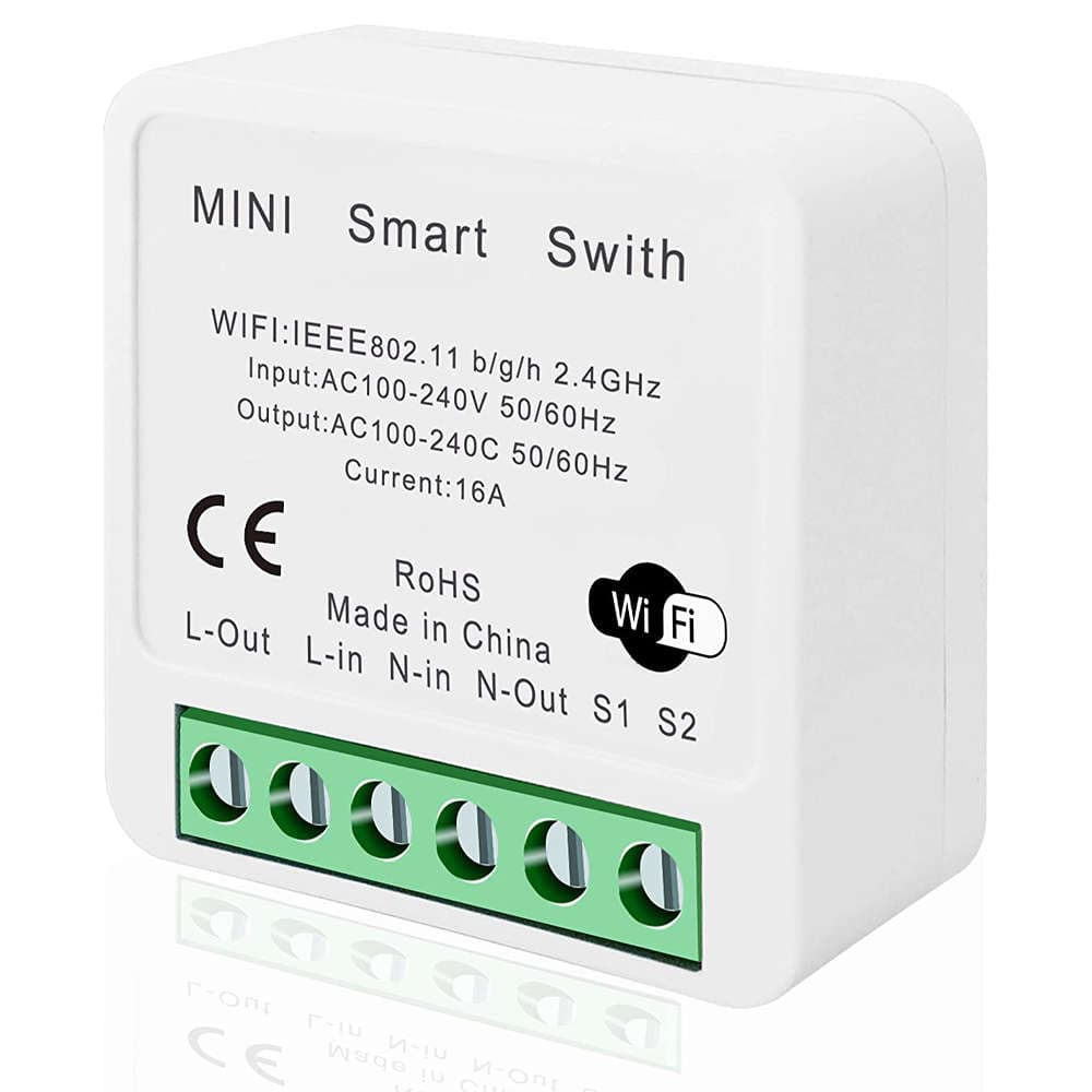 

Inteligentny przełącznik WiFi Alogy mini dopuszkowy włącznik inteligentny dom Tuya Smart Life 16A