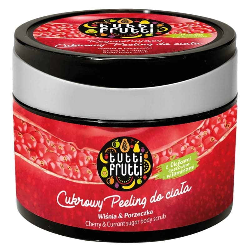 

Farmona Tutti Frutti regenerujący cukrowy peeling do ciała Wiśnia Porzeczka 300g
