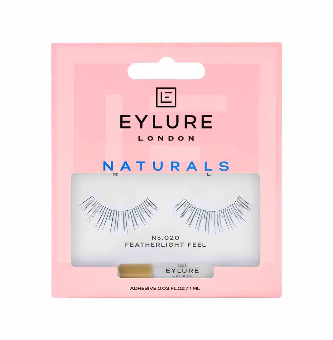 

Eylure Naturals Lashes sztuczne rzęsy z klejem efekt naturalny No. 020