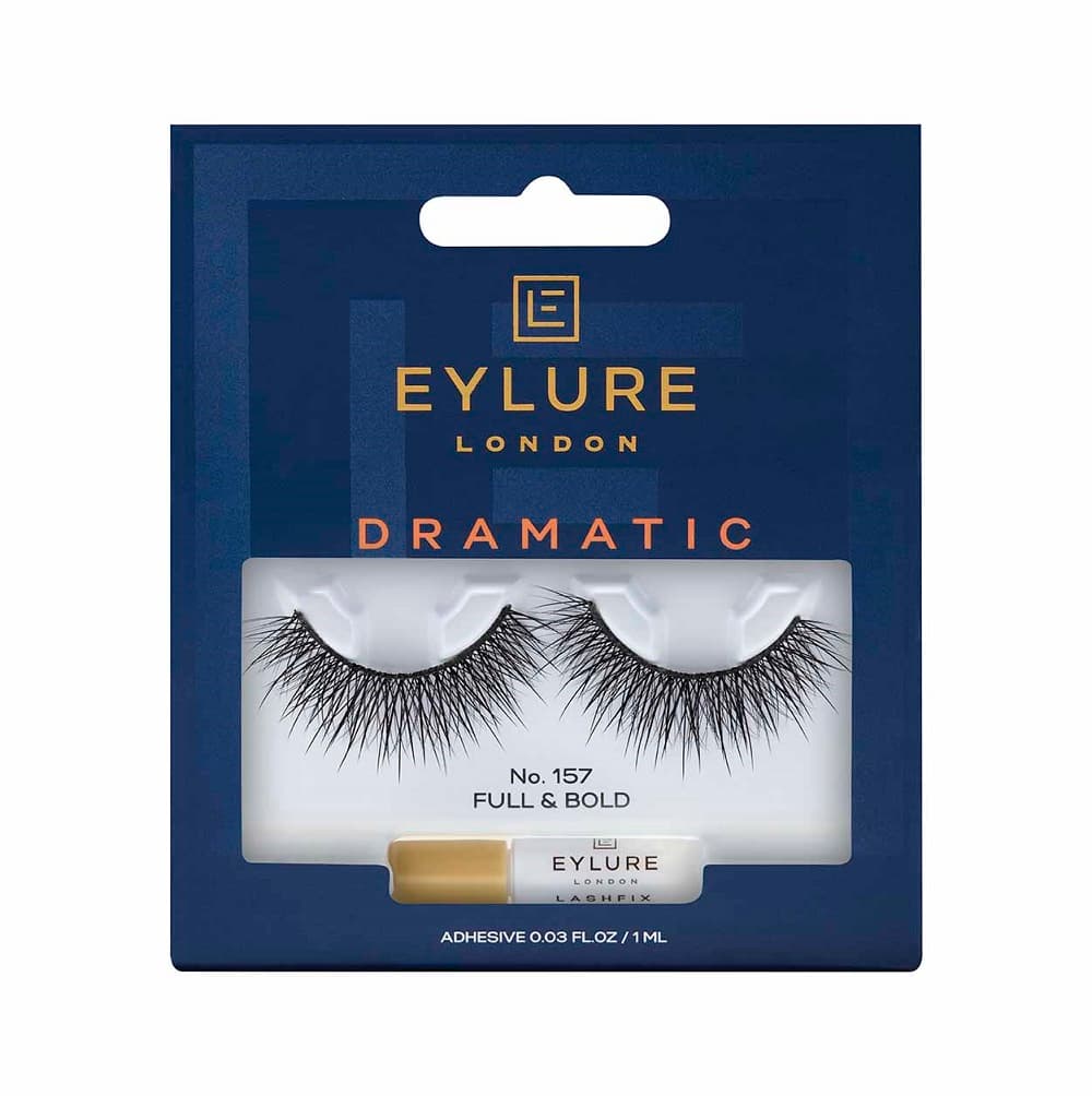 

Eylure Dramatic Lashes sztuczne rzęsy z klejem efekt wypełnienia No. 157