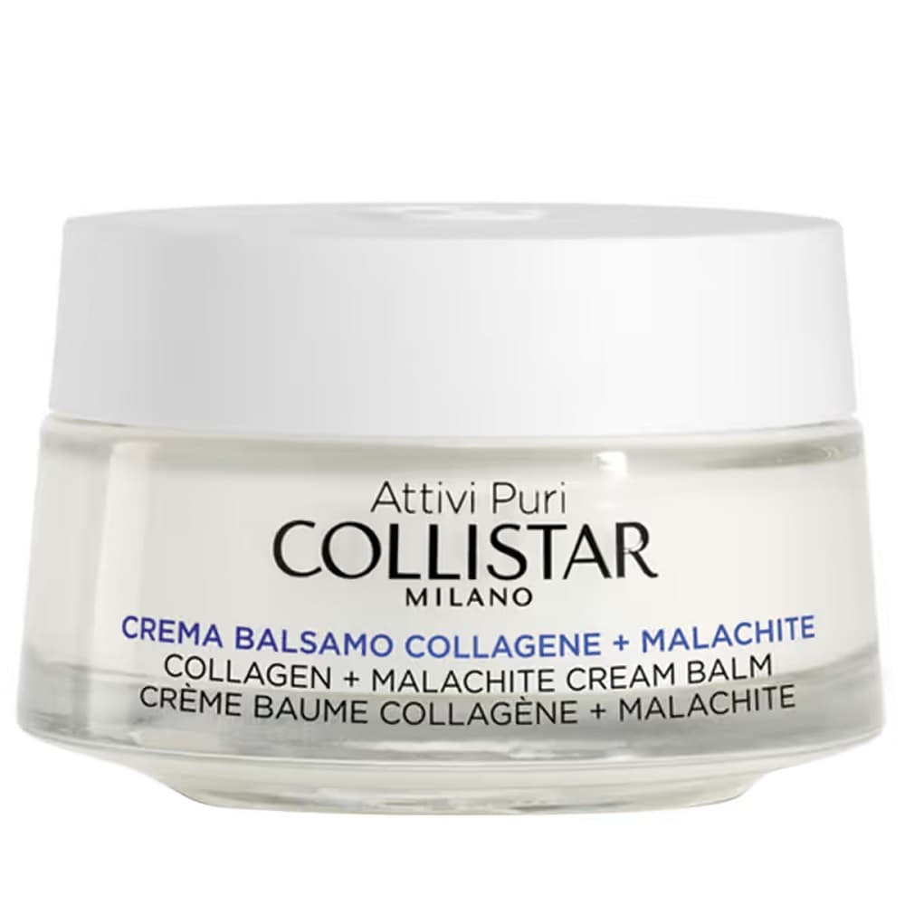 

COLLISTAR Attivi Puri Collagen + Malachite Cream Balm przeciwzmarszczkowy krem-balsam do twarzy z kolagenem i malachitem 50ml