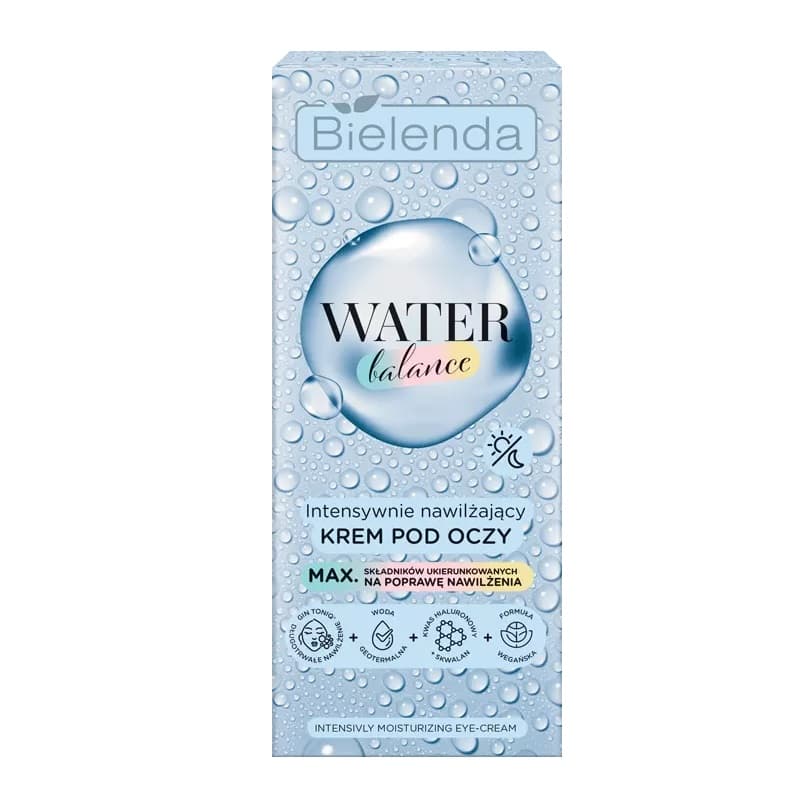 

Bielenda Water Balance Intensywnie Nawilżający krem pod oczy na dzień i noc 15ml