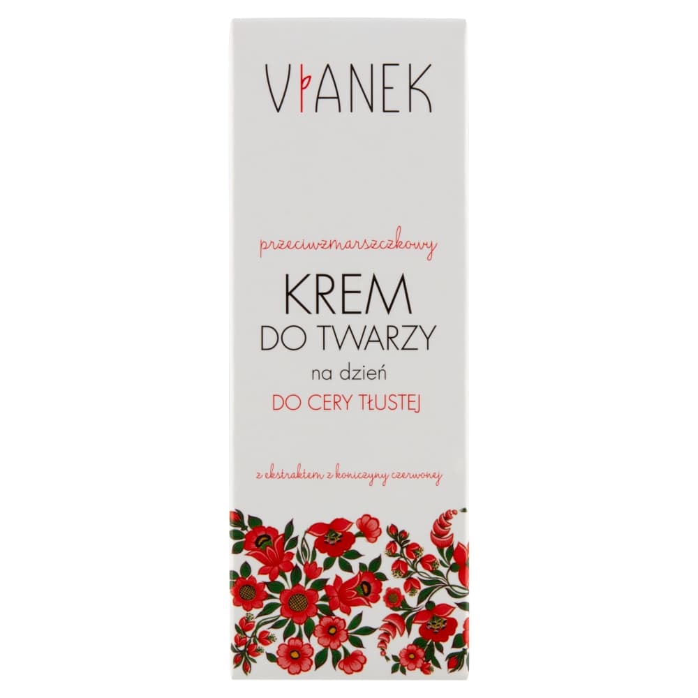 

VIANEK Przeciwzmarszczkowy krem do twarzy na dzień do cery tłustej 50ml