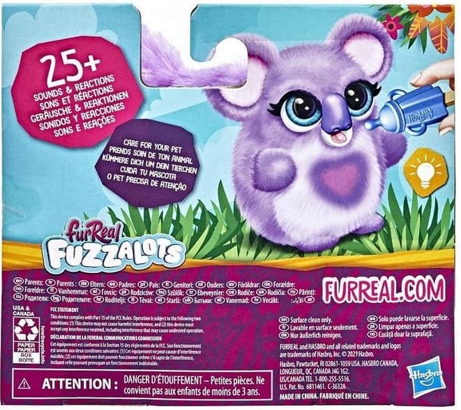 

Interaktywna Koala FurReal Fuzzalots 25 dźwięków i reakcji