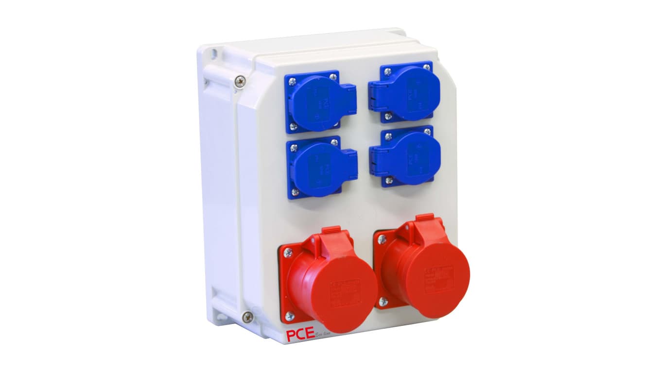 

Rozdzielnica stacjonarna ECOLINE 2x16A/5P 4GS IP44 90EKO005