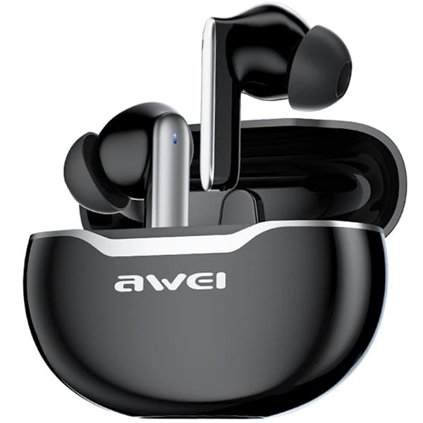 

AWEI słuchawki Bluetooth 5.3 T50 TWS + stacja dokująca czarny/black