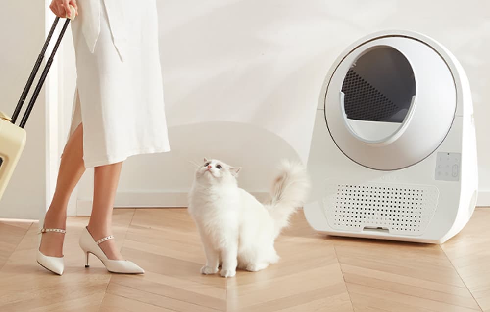 

Inteligentna samoczyszcząca kuweta dla kotów Catlink Pro-X Luxury Version