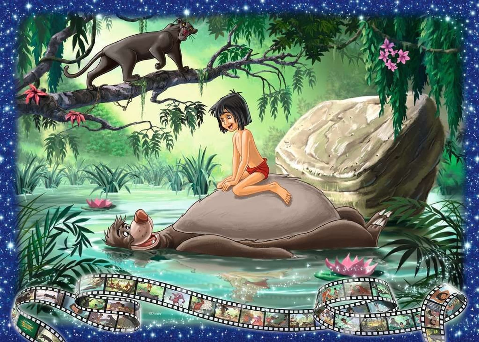 

Puzzle 1000 elementów Walt Disney Księga Dżungli