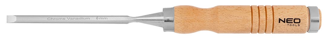 

Dłuta 6, 12, 18, 24 mm, zestaw 4 szt. Uchwyt drewniany
