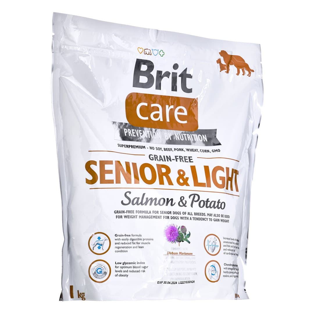 

Brit Care N Grain-Free Senior Light Salmon&Potato 1kg