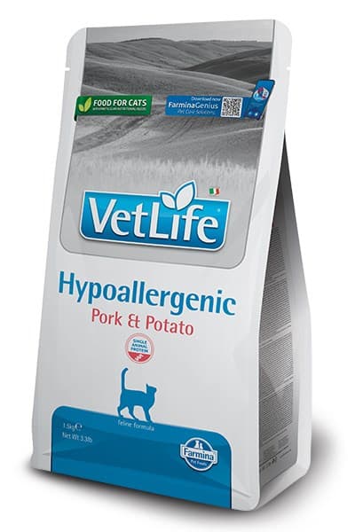 

FARMINA VET LIFE NAT CAT HYPO PORK POTATO ADULT 1,5kg