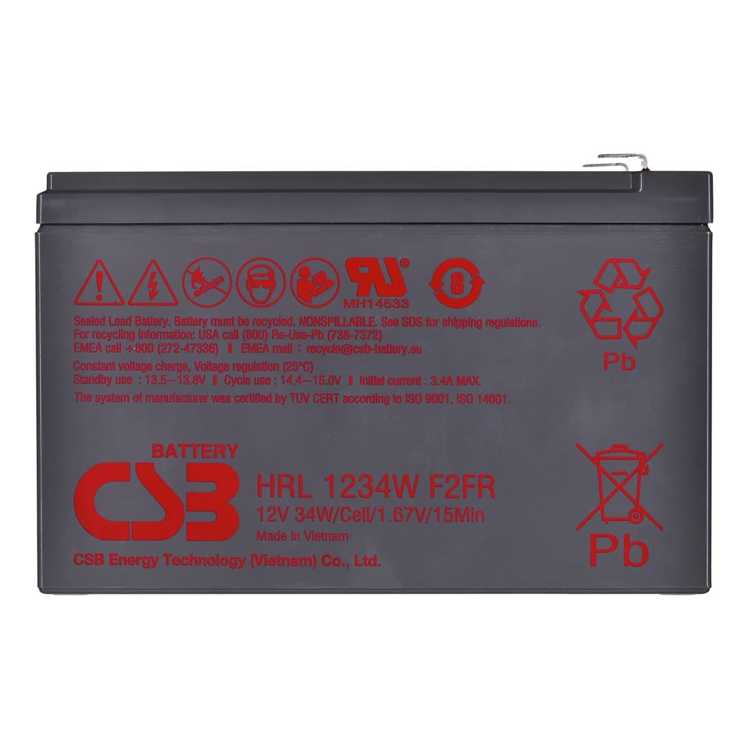 

Akumulator CSB HRL1234WF2FR 12V 9Ah