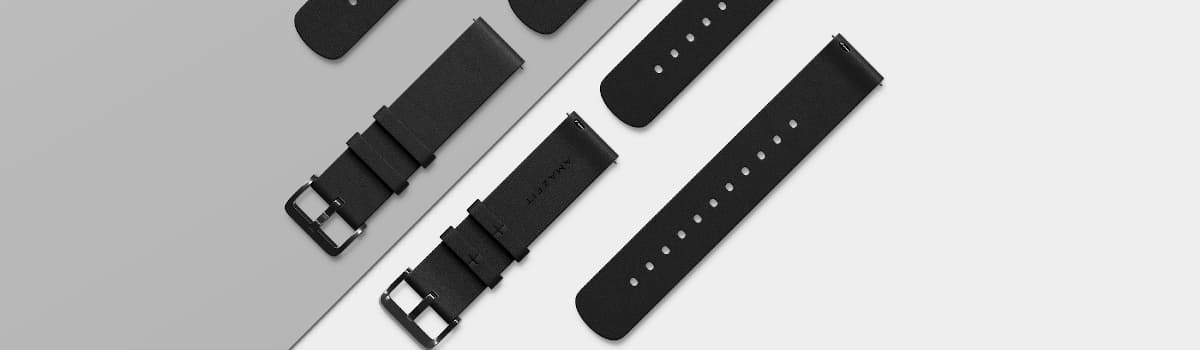 

Skórzany pasek Amazfit Leather Strap Zepp E 20mm (czarny)