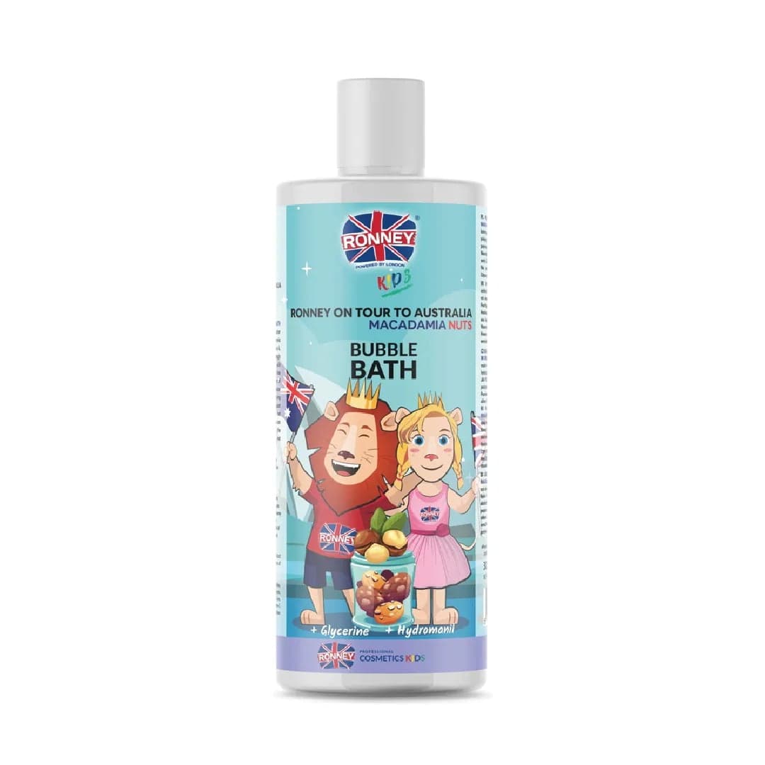 

Ronney Kids On Tour To Australia Bubble Bath delikatny płyn do kąpieli dla dzieci Orzechy Makadamia 300ml