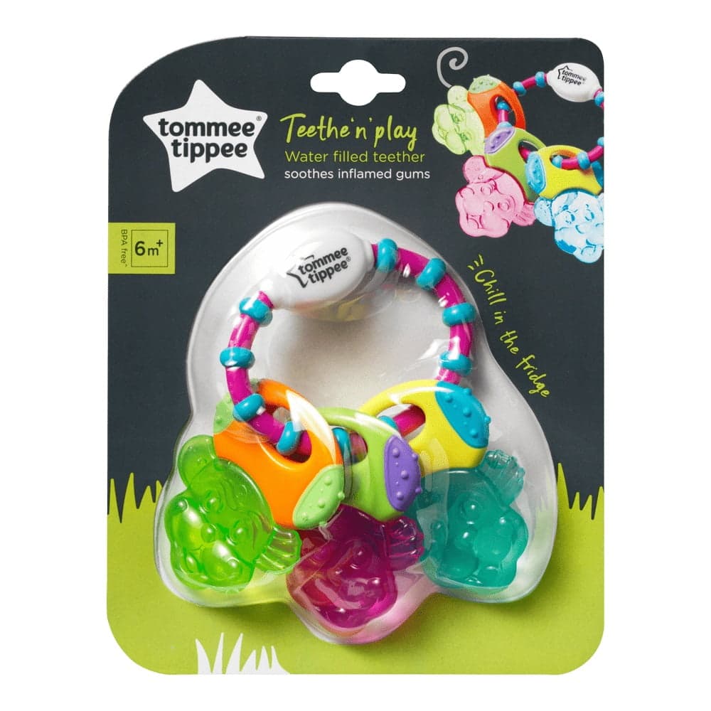 

Tommee Tippee Teethe'n'Play gryzak wodny klucz 6m+