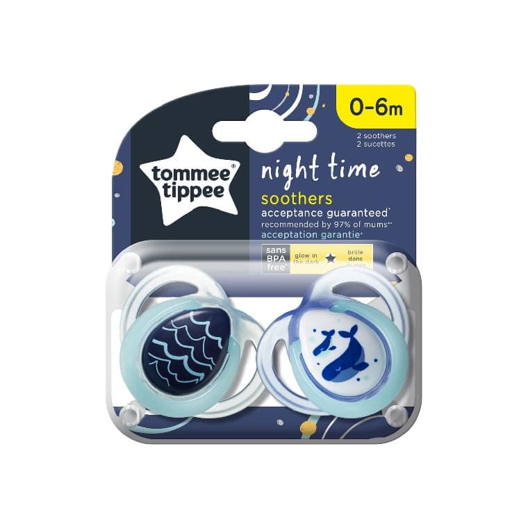 

Tommee Tippee Night Time smoczek uspokajający 0-6m 2szt