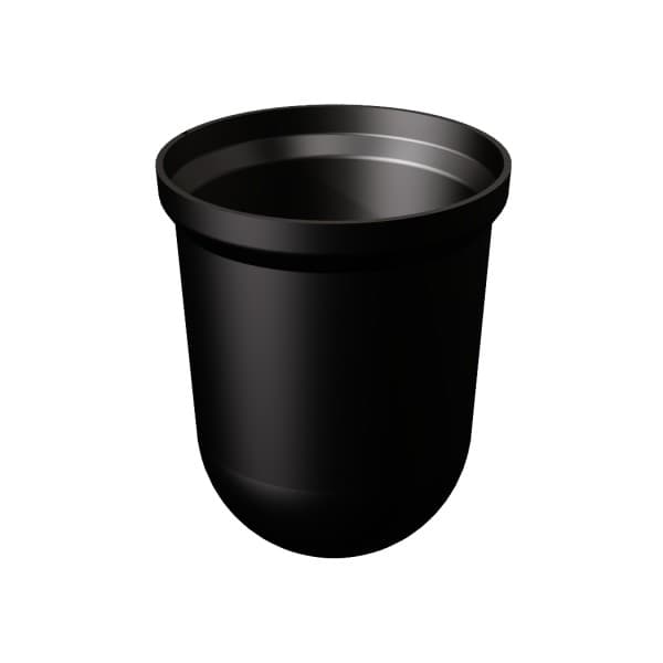 

Pojemnik na szczotkę czarny TECHNIC plastik
