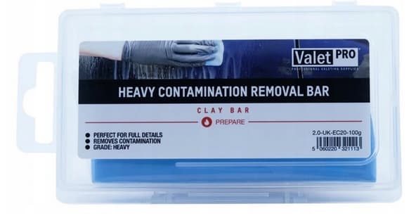 

ValetPRO Blue Contamination Removal Bar 100g - niebieska glinka do lakieru