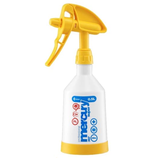 

OPRYSKIWACZ MERKURY SUPER 360 PRO+, POJEMNOŚĆ 0,5L FPM ŻÓŁTY