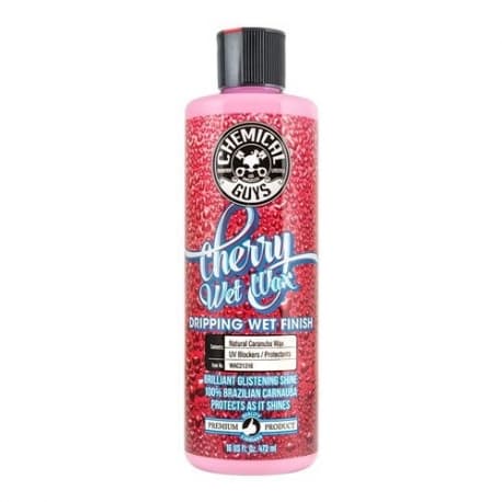 

Chemical Guys Cherry Wet Wax 473ml - wosk z wysoką zawartością carnauby