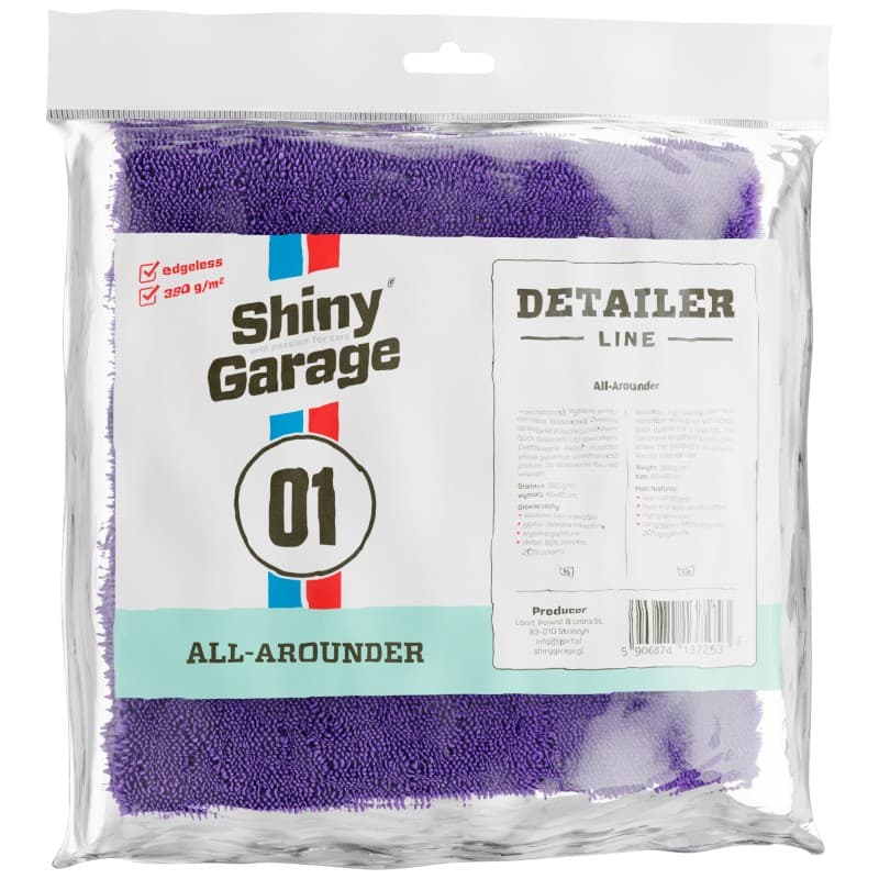 

Shiny Garage All Arounder Edgless Microfiber - mikrofibra bezszwowa